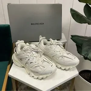 Balenciaga track sneakers white sales